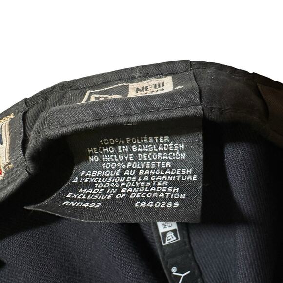 VTG New York Yankees New Era 1999 World Series Pride 59Fifty Hat Cap Black 7 3/8 - Picture 6 of 8